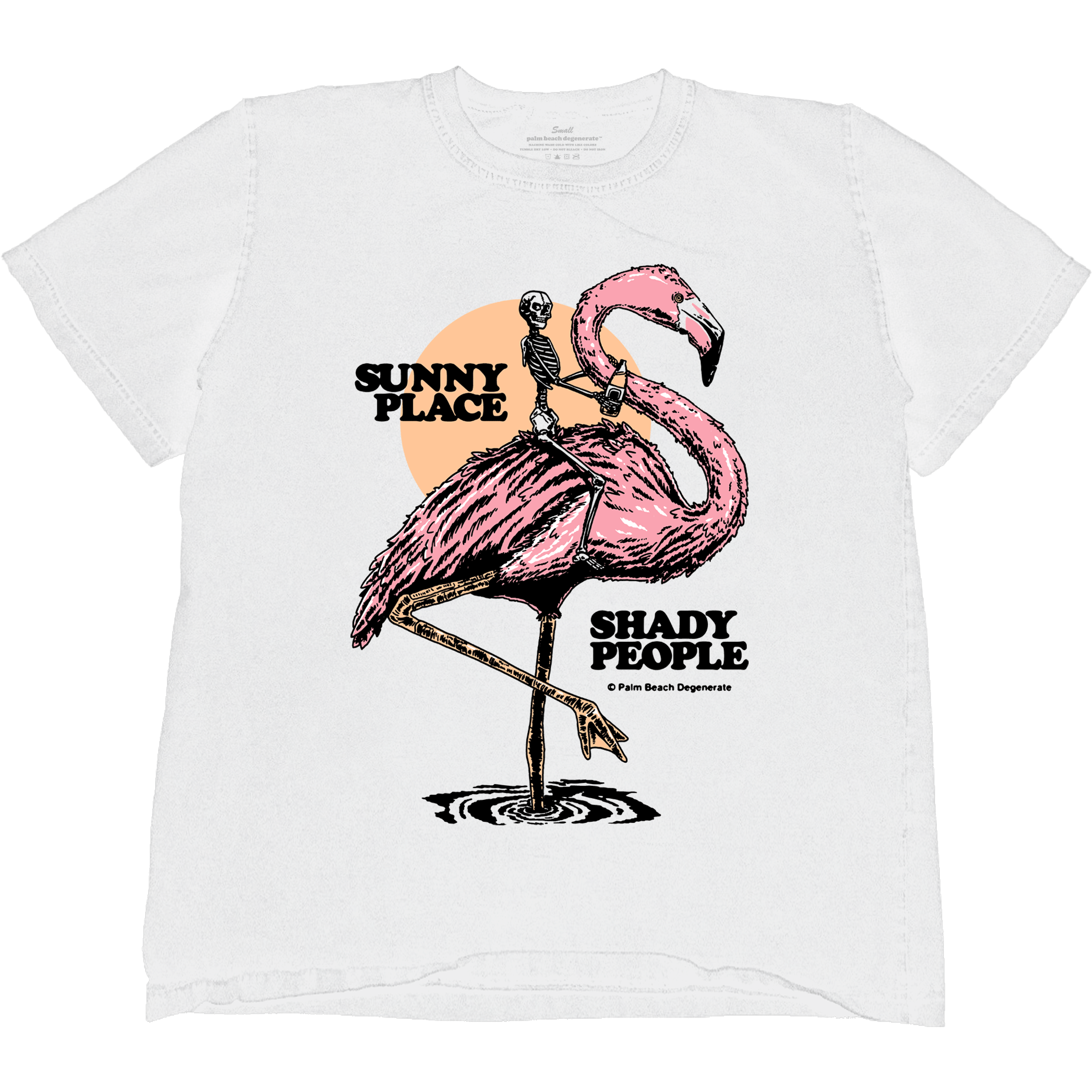 Degenerate Flamingo (Front Only) - PALM BEACH DEGENERATE™